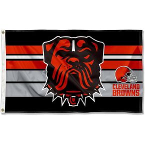 WinCraft Cleveland Browns Throwback Retro Vintage Large 3x5 Flag