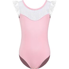 Ruffle Sleeve Ballet Dance Outfit for Girls Toddler Gymnastics Leotards