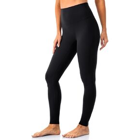 Lavento Women's Tall All Day Soft Yoga Leggings 31" Inseam - No Front Seam Workout Active Legging for Woman
