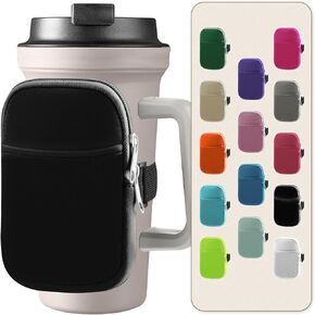 ALienlab Multifunctional Water Bottle Pouch for Stanley Cups with Adjustable Strap, Gym Accessories for Women, Sports Water Bottle Accessories, Tumbler Pouch for Cards, Keys, Wallet, Earphone, etc in Saudi Arabia