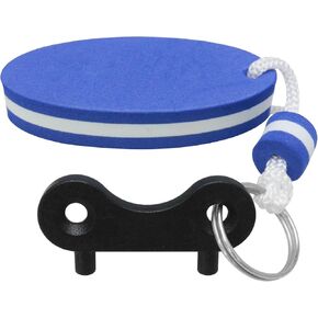 Deck Fill Plate Key Nylon Key Marine Yacht Tank Water Hatch Cover Spare Key Replacement Board Switch Tool with EVA Keychain Hanging 1 Set