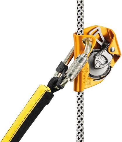 Petzl ، حبل ثابت مع إنهاء مخيط للاستخدام مع ASAP أو ASAP Lock Mobile Fall Orresters ، 25 قدمًا ، أبيض in Kuwait