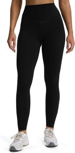 Aoxjox High Waisted Workout Siren Leggings for Women Hidden Scrunch Butt Lifting Tummy Control Yoga Pants 26" in Saudi Arabia