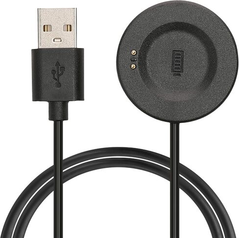 سلك الشاحن Kwmobile متوافق مع Itouch Air 3 / Sport 3 / Air SE / Explorer 3 - شاحن لـ Smart Watch Cable - Black in Saudi Arabia