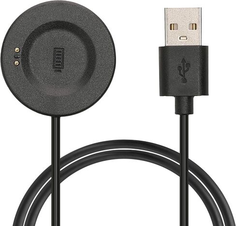 سلك الشاحن Kwmobile متوافق مع Itouch Air 3 / Sport 3 / Air SE / Explorer 3 - شاحن لـ Smart Watch Cable - Black in Saudi Arabia
