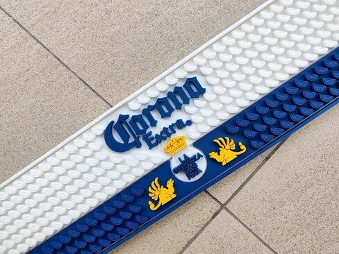 Corona Extra Professional Bar Mat Mat Rail Drip Pro Grade - مرخص رسميًا in Saudi Arabia