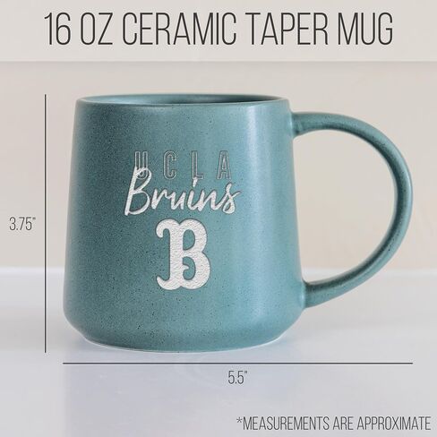 Rico Industries NCAA UCLA Bruins Sage 16oz Ceramic Taper Mug in Saudi Arabia