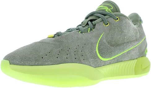 Lebron XXI Basketball Shoes (FV2345-302, Oil Green/Volt/Volt) in Saudi Arabia