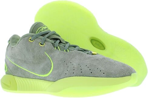 Lebron XXI Basketball Shoes (FV2345-302, Oil Green/Volt/Volt) in Saudi Arabia