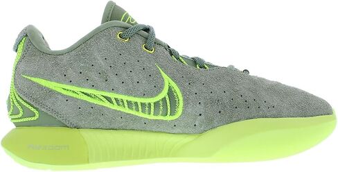 Lebron XXI Basketball Shoes (FV2345-302, Oil Green/Volt/Volt) in Saudi Arabia