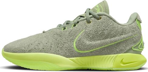 Lebron XXI Basketball Shoes (FV2345-302, Oil Green/Volt/Volt) in Saudi Arabia