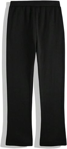 GORGLITTER Men's Graphic Stacked Sweatpants Flared Wide Leg Y2K Drawstring Baggy Jogger Pants with Pockets Black A XX-Large in Saudi Arabia