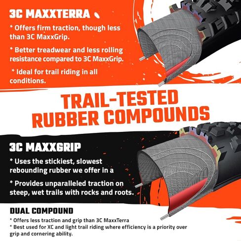 Maxxis Rekon - 3C Maxxterra - 27.5 " - Exo - E25 Rating ، Lower -Duty Trail Tyre in Kuwait