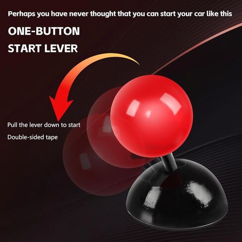 اضغط على السيارة لبدء زر الروك ، ودفع زر بدء زر ، وبدء تشغيل زر المحرك الذراع ، والسيارات One Touch Start Button Cover Entivative Accessories in Kuwait