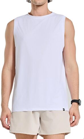Men's Regular Fit Tank Tops Sleeveless Gym Shirts in Saudi Arabia