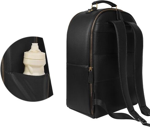 Camera Backpack Classic Leather 25L with 16 inch Laptop Compartment, Professional Camera Bag for Photographers for DSLR DBB1-25L-Brown in Kuwait