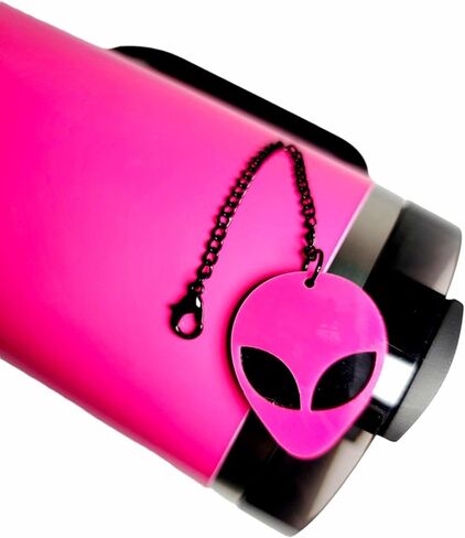 Neon Alien Acrylic Cup Cup Charms Neon Alien Charm Tumbler Association - Sazzle Your New Neon Stanley Cup! in Saudi Arabia
