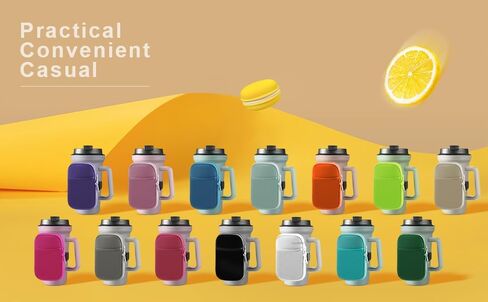 ALienlab Multifunctional Water Bottle Pouch for Stanley Cups with Adjustable Strap, Gym Accessories for Women, Sports Water Bottle Accessories, Tumbler Pouch for Cards, Keys, Wallet, Earphone, etc in Saudi Arabia