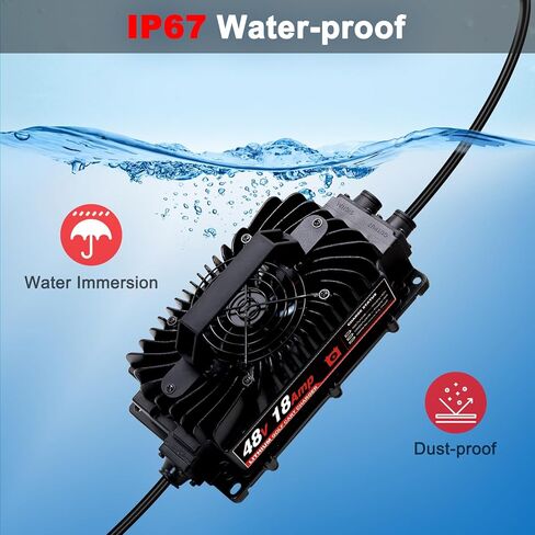 58.4V 18A ليثيوم على متن شاحن بطارية على متن الطائرة لبطارية 48 فولت (51.2 فولت) in Kuwait