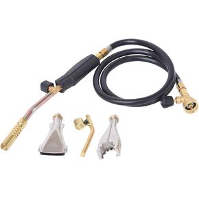 Flame King Propane Gas Torch 6,000 BTU Kit w/ 3 Burners for Melting, Brazing Gold and Silver Precious Metals, Welding, Soldering, and Repairs