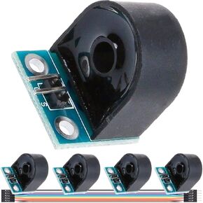 ZMCT103C 5A Current Sensor Single Phase Micro Current Transformer Module Active Precision Output 5mA Max 3000V Measure,with Dupont Cable,for Arduino,Pack of 5