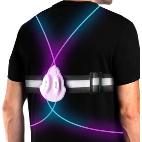 Running Light Vest for Runners,Reflective Vest for Running or Cycling,Light Up Running Vest for Women and Men,Led Safety Vest 3 Light-Emitting Modes,High Visi Bility Warning LED Lights