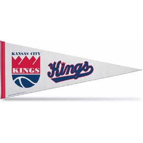 Rico Industries NBA Sacramento Kings Retro 12" x 30" Soft Felt Pennant - EZ to Hang - Home Décor (Game Room, Man Cave, Bed Room)