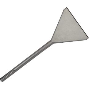 SDS MAX 6" Thinset Scraping Chisel (6" x 15") - Machine Sharpened, Tile & Thinset Removal, Floor Scraper