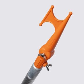 Handy Hook, Multi-Purpose Utility Hook, Adjustable Elbow, Screw on to Standard Thread Extension Pole for Hanging Bird Feeders, Christmas Lights, Ropes, Boats, Pool, and More