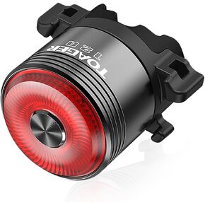 Bike Tail Light Smart,Brake Sensing Bicycle Rear Lights for Night Ride,Ultra Bright LED Back Lights,Type C USB Rechargeable,IPX6 Waterproof,Cycling Safety Taillight Accessories