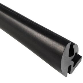 TRIM-LOK-LK1663-100 TRIM-LOK EPDM Cense Rubber Window Locking Gasket-يناسب حافة الألواح 1/4 "و 1/8" وطول 100 '-نظام قفل واحد (مضمّن) ، ختم تجريد الطقس للنوافذ الثابتة أو الزجاج الأمامي