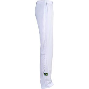 Authentic Brazilian Capoeira Martial Arts Pants - Unisex (White), XX-Large (36-40")