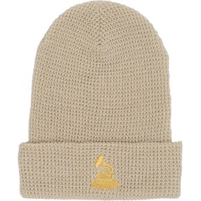 Grammys Official Merch Gold Gramophone Beanie