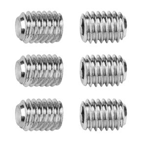 RP25620 Faucet Handle Set Screw Compatible with Delta Faucet, 6-Piece Chrome Faucet Repair Screws, Stainless Steel