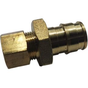 XFITTING 2 Pieces 1/2" Pex A x 3/8" OD Compression Straight Adapter, Expansion F1960