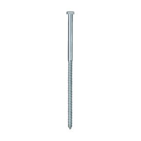 Nuvo Iron - 5/8-In x 12-in Hex Head Lag Bolt - Zinc Plated 48 Pieces
