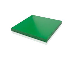 UHMW (Ultra High Molecular Weight) Polyethylene Plastic Sheet 3/8" x 12" x 12" - Green Color