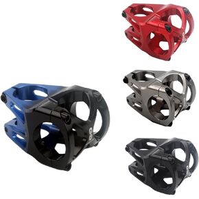 MTB Power Stem Road Bike Mountain Bicycle Bridge Short Power 40mm Rod Handlebar Table Adjustable Stem Riser 31.8 Cycling (Black)