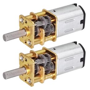 2Pcs DC 12V 200RPM GA12 N20 Micro DC Motor 3-12V 7.5-4000RPM High Torque Gear Motor for DIY (12-200)
