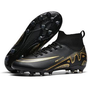 Soccer Cleats for Mens Womens, Indoor Soccer Cleats Football Cleats Shoes Unisex Youth Students Running Training Non-Slip Rugby AG FG TF Athletic Shoes for Outdoor Turf Athletic