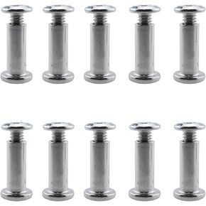 Taodan 10pcs 25mm M6 الأثاث الترباس المفصل والمكافأة مجموعة سداسي سداسي رأس المسمار مناسبة لخزانة الأثاث الخزانة وسطح العمل in Kuwait