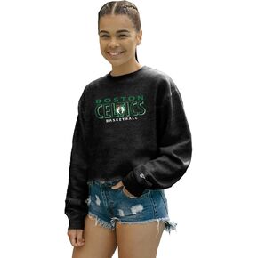 Blue 84 Women's NBA Officially Licensed Cropped Crewneck Sweatshirt Alternate Color