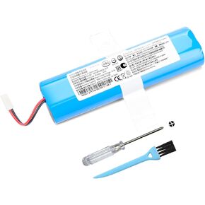 3400mAh Vacuum V3s Pro Battery Replacement for ILIFE V3s Pro, V5s Pro, V8s, V5x, V40, V50, X750 Vacuum Cleaners 18650B4-4S1P-AGX-2 SUN-INTE-202