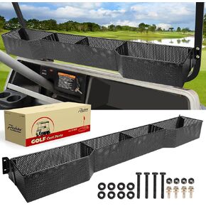 Roykaw Golf Cart Storage Basket Front Inner Dash Tray Organizer Compatible with Club Car DS 2000.5-up, One Piece Solid Design, Sturdy & Easy Installation