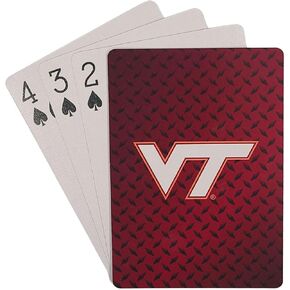 Pro Specialties Group NCAA Diamond Plate Playing Cards (Virginia Tech Hokies)