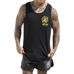 MIRARI Men Tiger Tank Tops - 100% Cotton Gym Workout Sleeveless Shirt, Athletic Running Tank for Men, Comfortable Muscle Tee