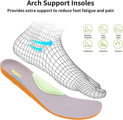 Wide Toe Box Shoes Women Arch Support Walking Shoes for Plantar FasciitisWide Width Orthotic Tennis Sneakers in Saudi Arabia