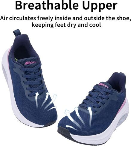 Wide Toe Box Shoes Women Arch Support Walking Shoes for Plantar FasciitisWide Width Orthotic Tennis Sneakers in Saudi Arabia