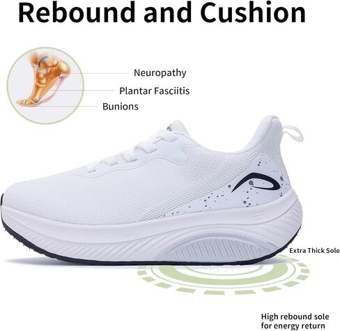 Wide Toe Box Shoes Women Arch Support Walking Shoes for Plantar FasciitisWide Width Orthotic Tennis Sneakers in Saudi Arabia