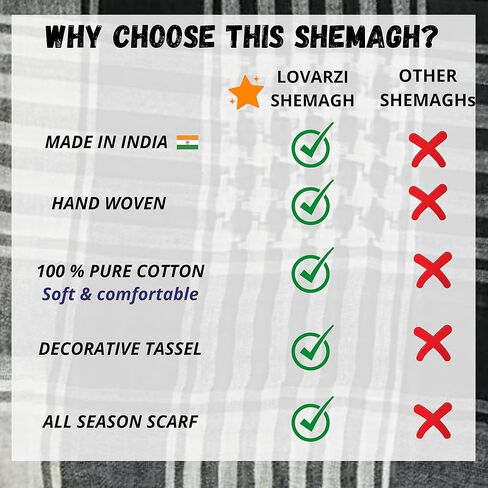 LOVARZI Skull Scarf for Men & Women - Black & White Cotton Square Neck Scarf - Palestinian Shemagh Tactical Scarf - Pirate Bandana Head Wrap With Skulls - Goth Accessories Halloween Scarf in Kuwait